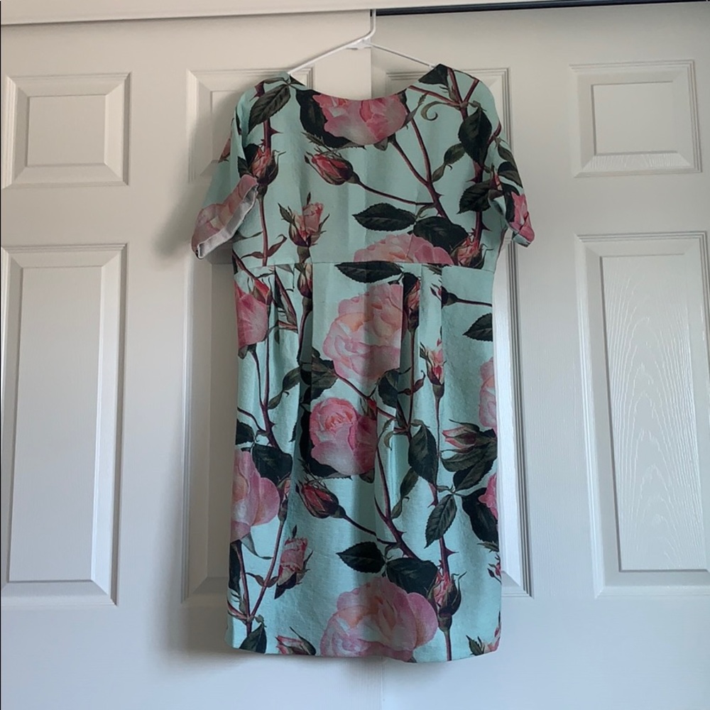 ASOS Maternity Wiggle Dress in Textured Floral